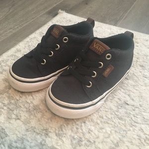 Toddler Atwood Slip-On Vans, Dark Charcoal, Size 5